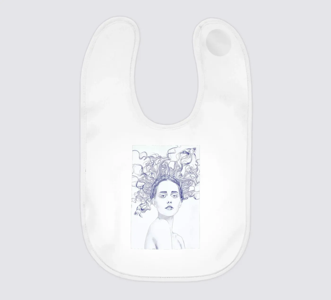 Blue Summer bavaglino da Jenny Liz Rome