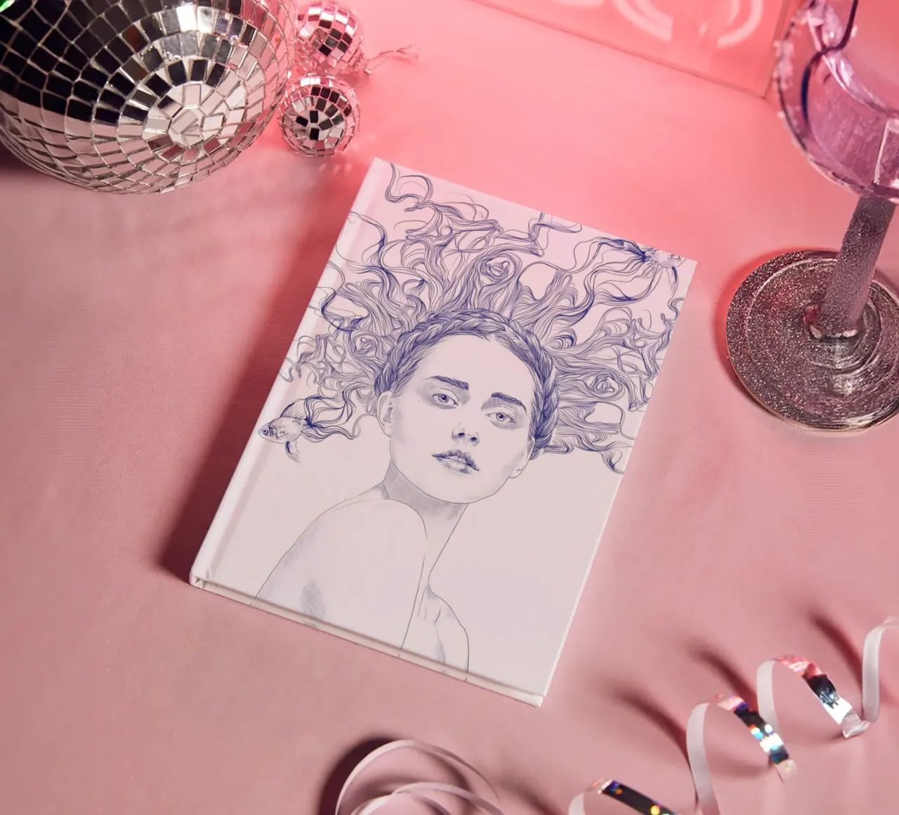 Blue Summer notebook by Jenny Liz Rome