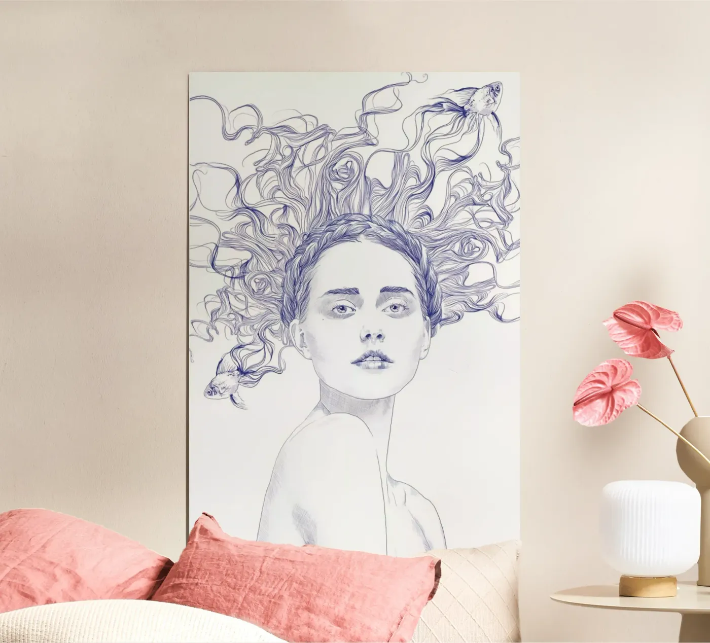 Blue Summer poster by Jenny Liz Rome