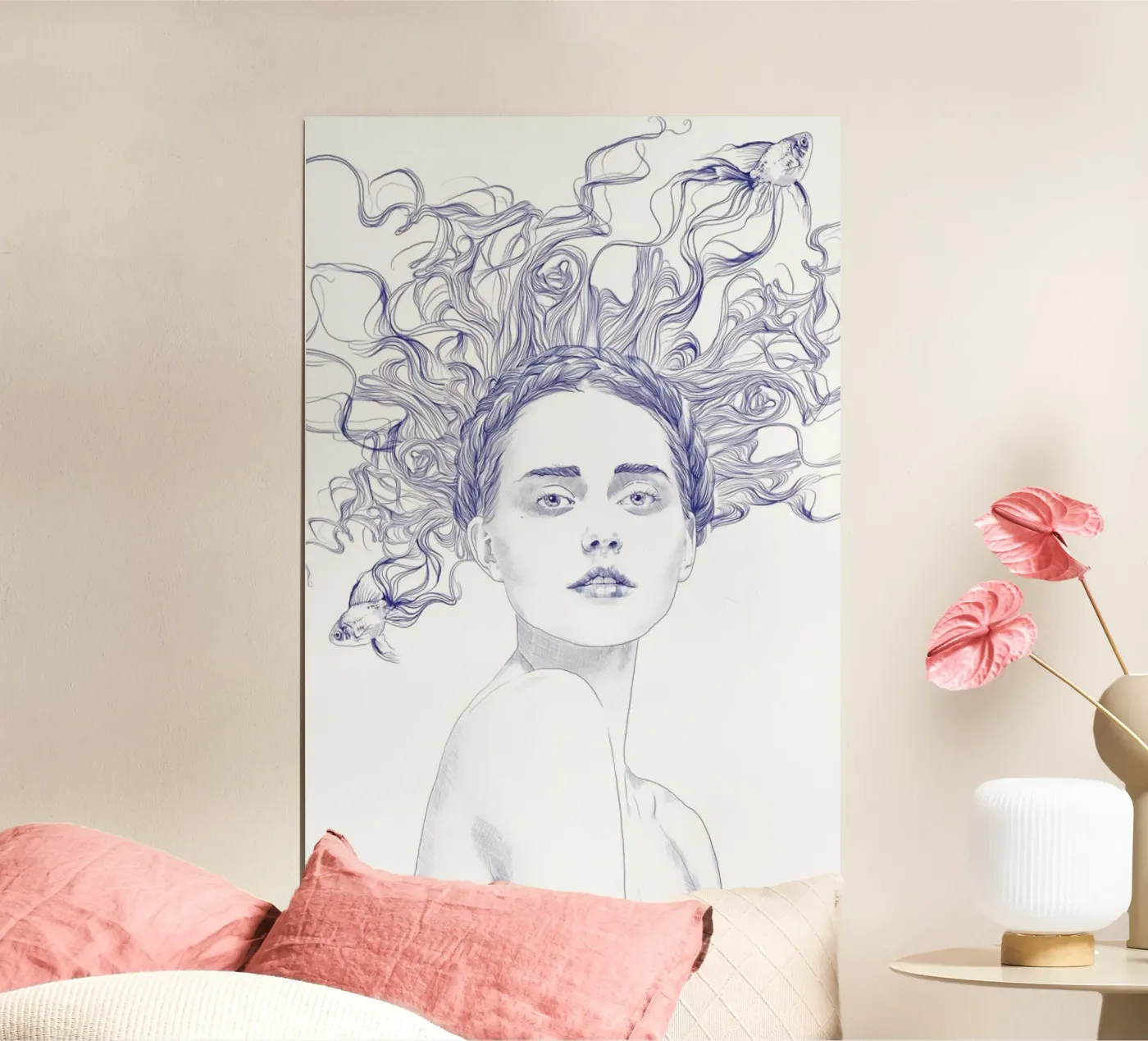 Blue Summer poster by Jenny Liz Rome