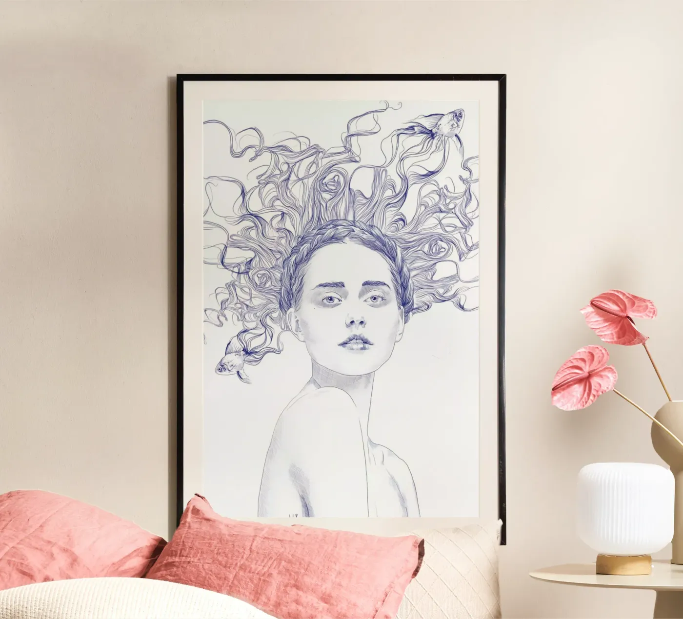 Blue Summer poster by Jenny Liz Rome