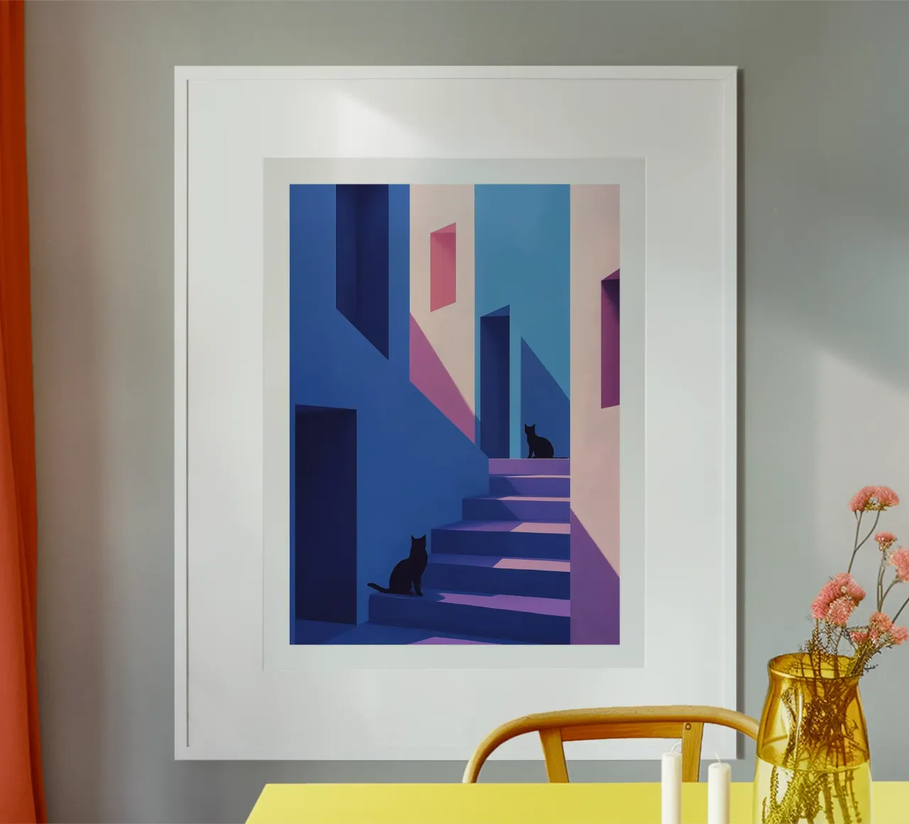 Scala silenziosa poster da DWA