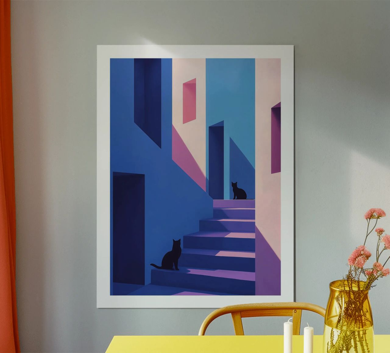 Scala silenziosa poster da DWA