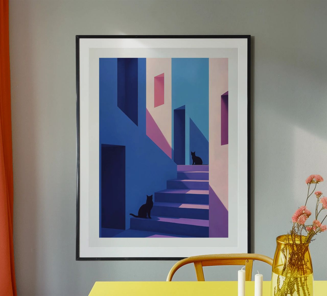 Scala silenziosa poster da DWA
