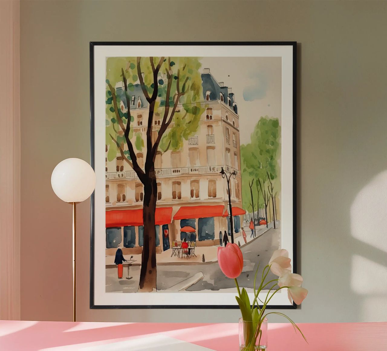 Eine Ecke von Paris Poster von DaarbyN
