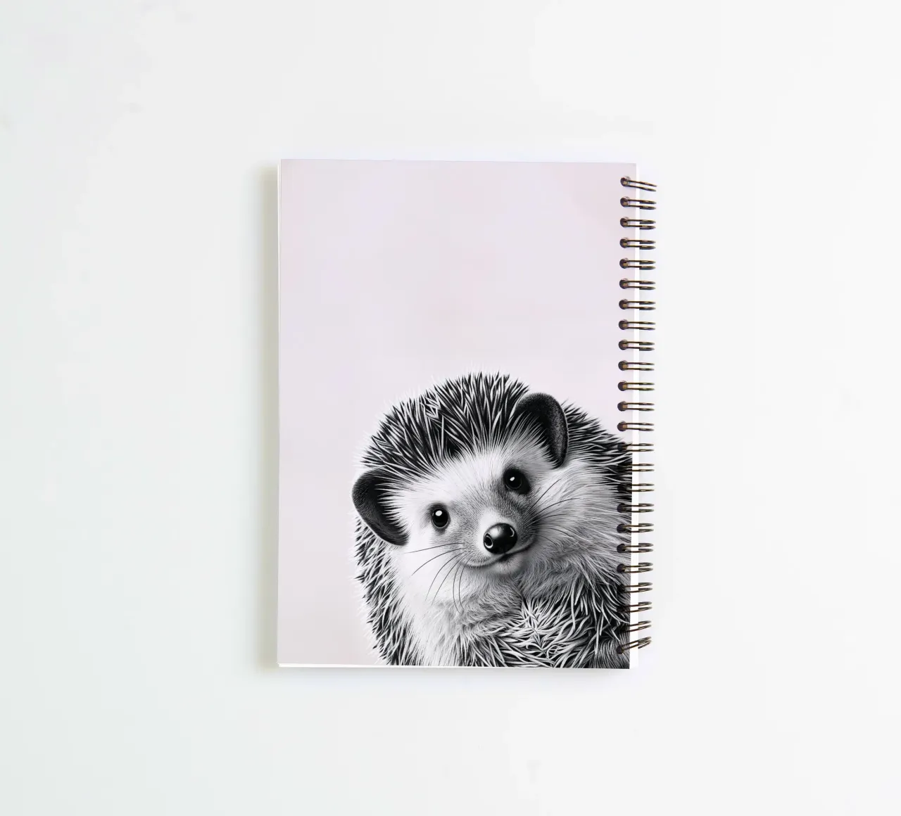 Cheeky Hedgehog spiral notebook by SnoopyAnimals