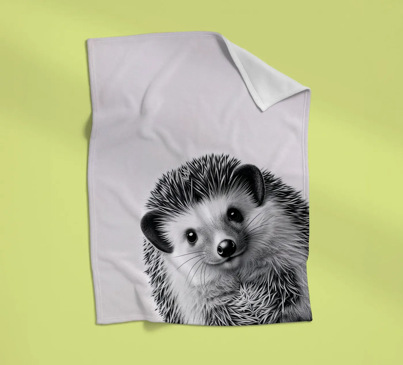 Cheeky Hedgehog Fleecedecke von SnoopyAnimals