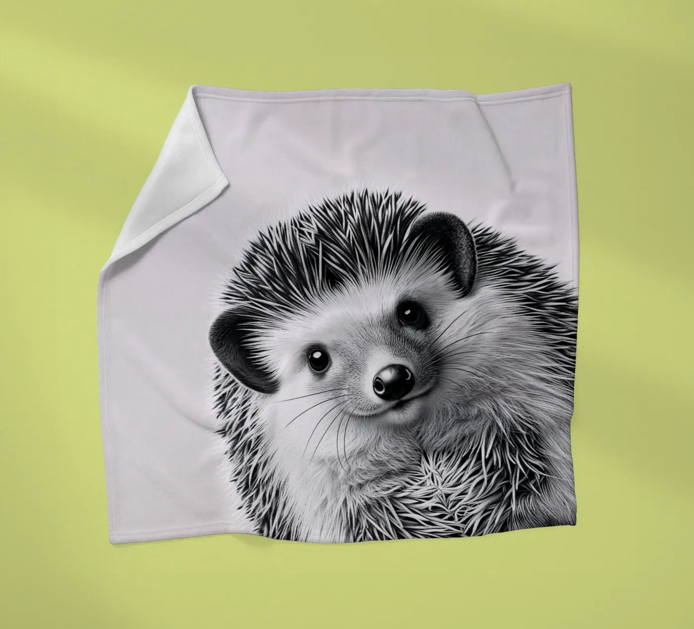 Cheeky Hedgehog Fleecedecke von SnoopyAnimals