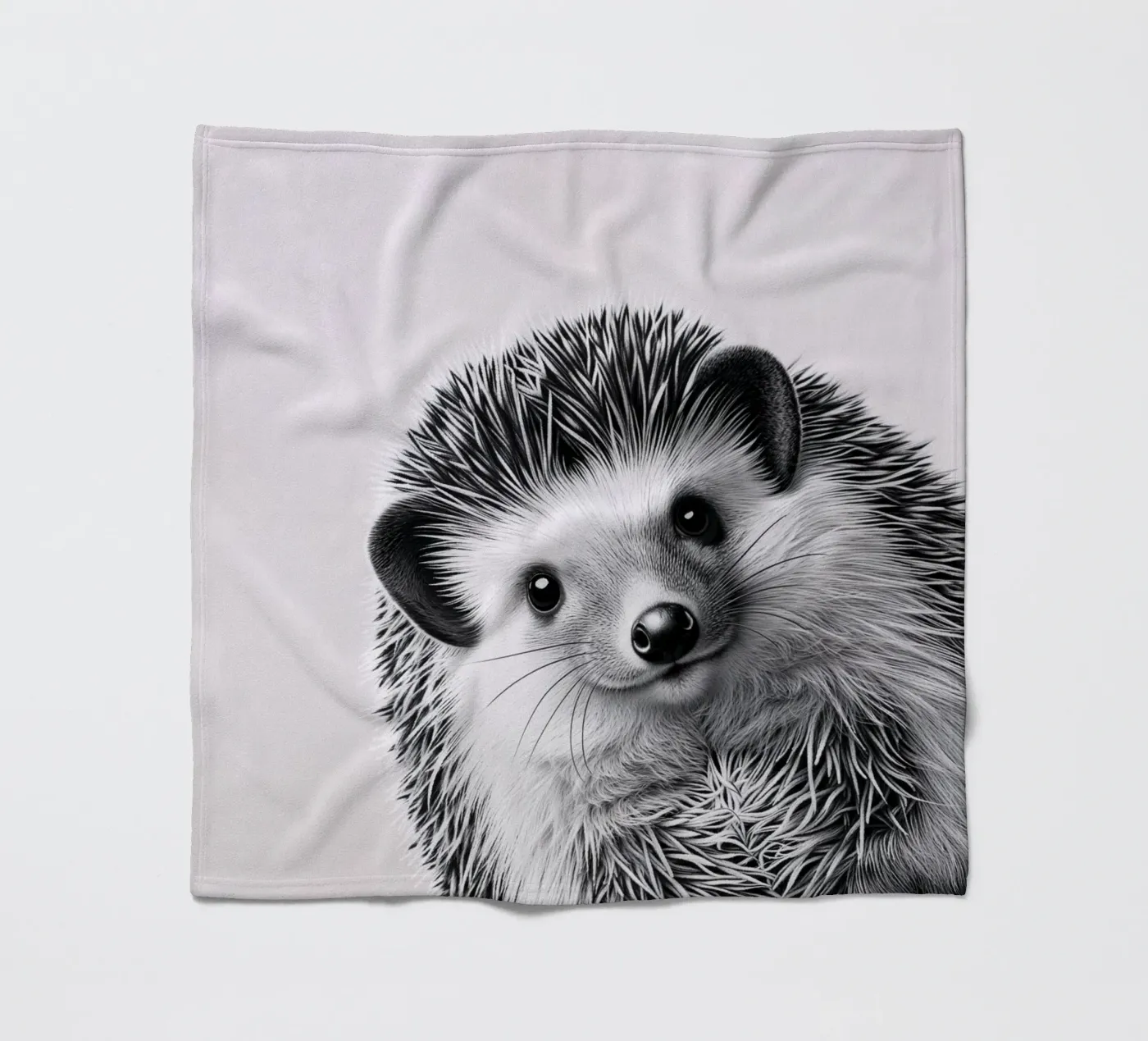 Cheeky Hedgehog Fleecedecke von SnoopyAnimals