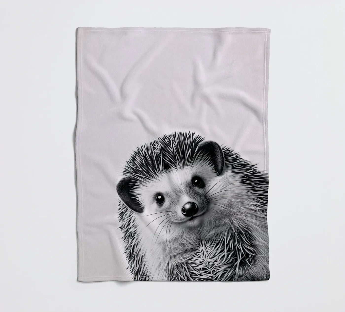 Cheeky Hedgehog Fleecedecke von SnoopyAnimals