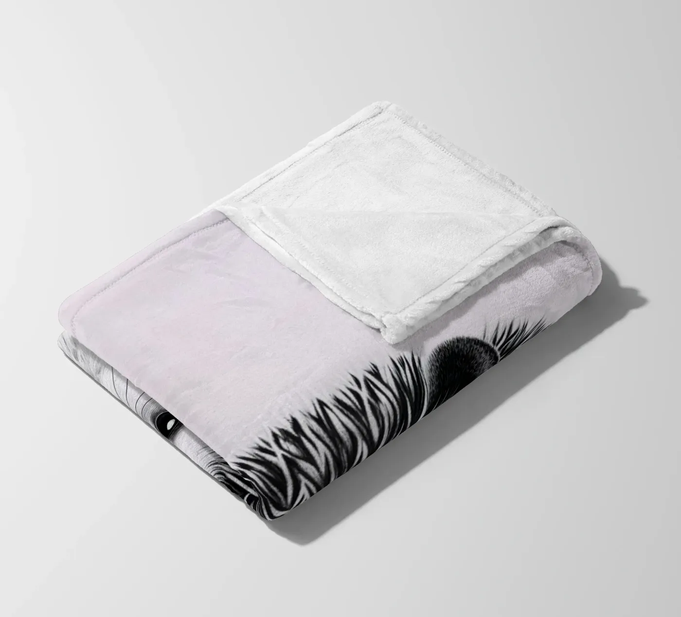 Cheeky Hedgehog Fleecedecke von SnoopyAnimals