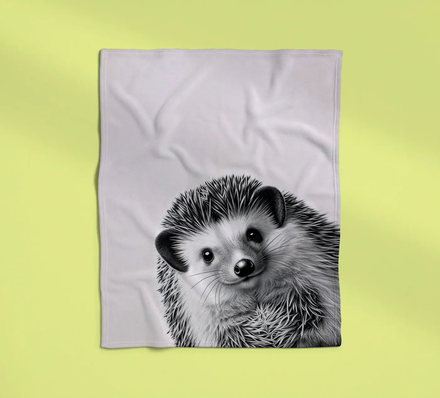 Cheeky Hedgehog Fleecedecke von SnoopyAnimals
