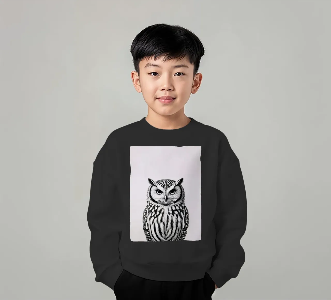 Gufo impertinente felpa bambino da SnoopyAnimals