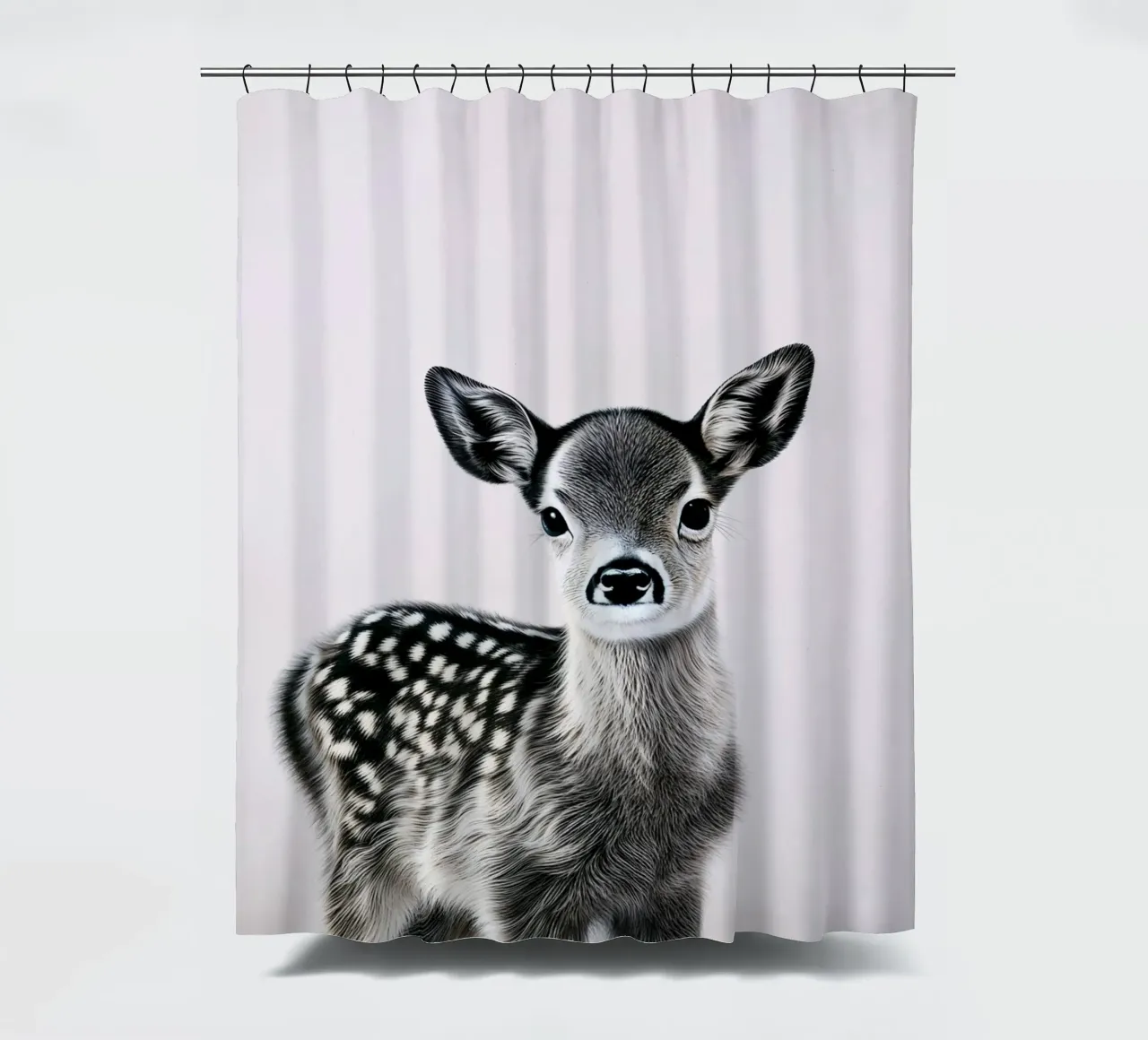 Cheeky Fawn shower curtain by SnoopyAnimals