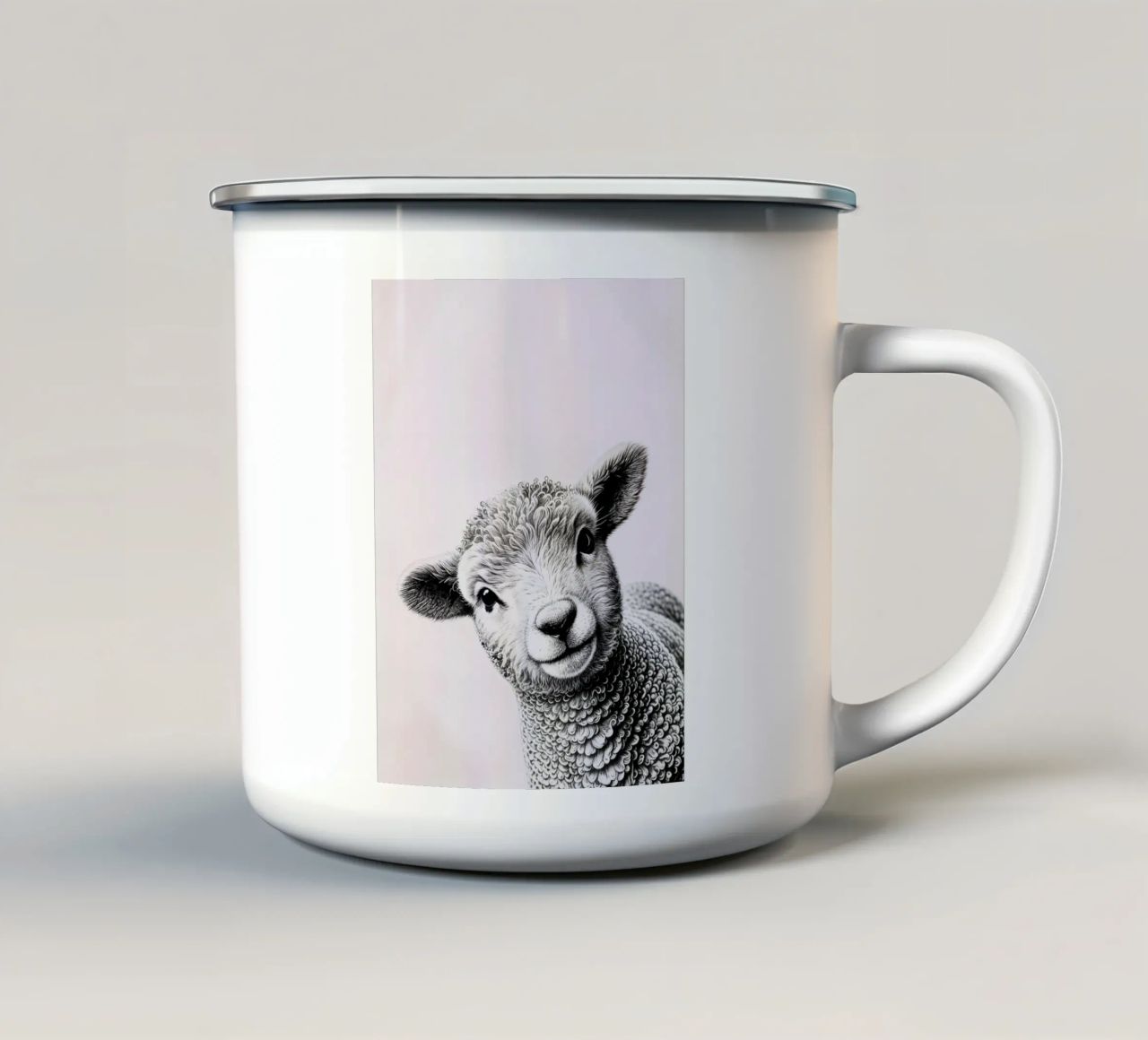 Agnello impertinente tazza in smalto da SnoopyAnimals