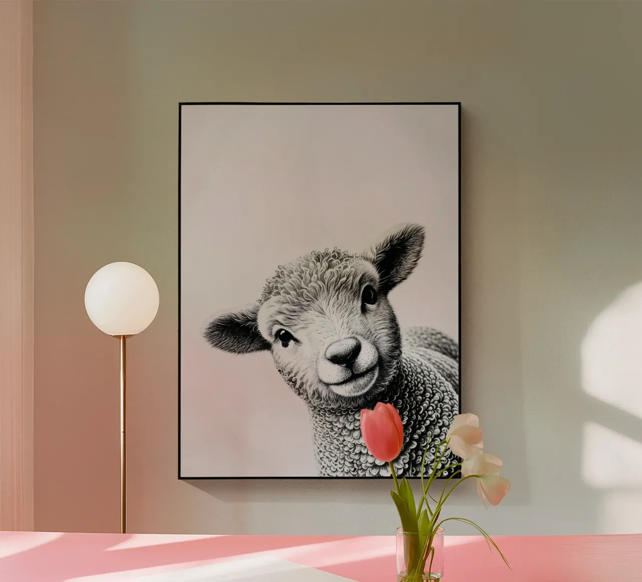 Agnello impertinente plexiglass da SnoopyAnimals