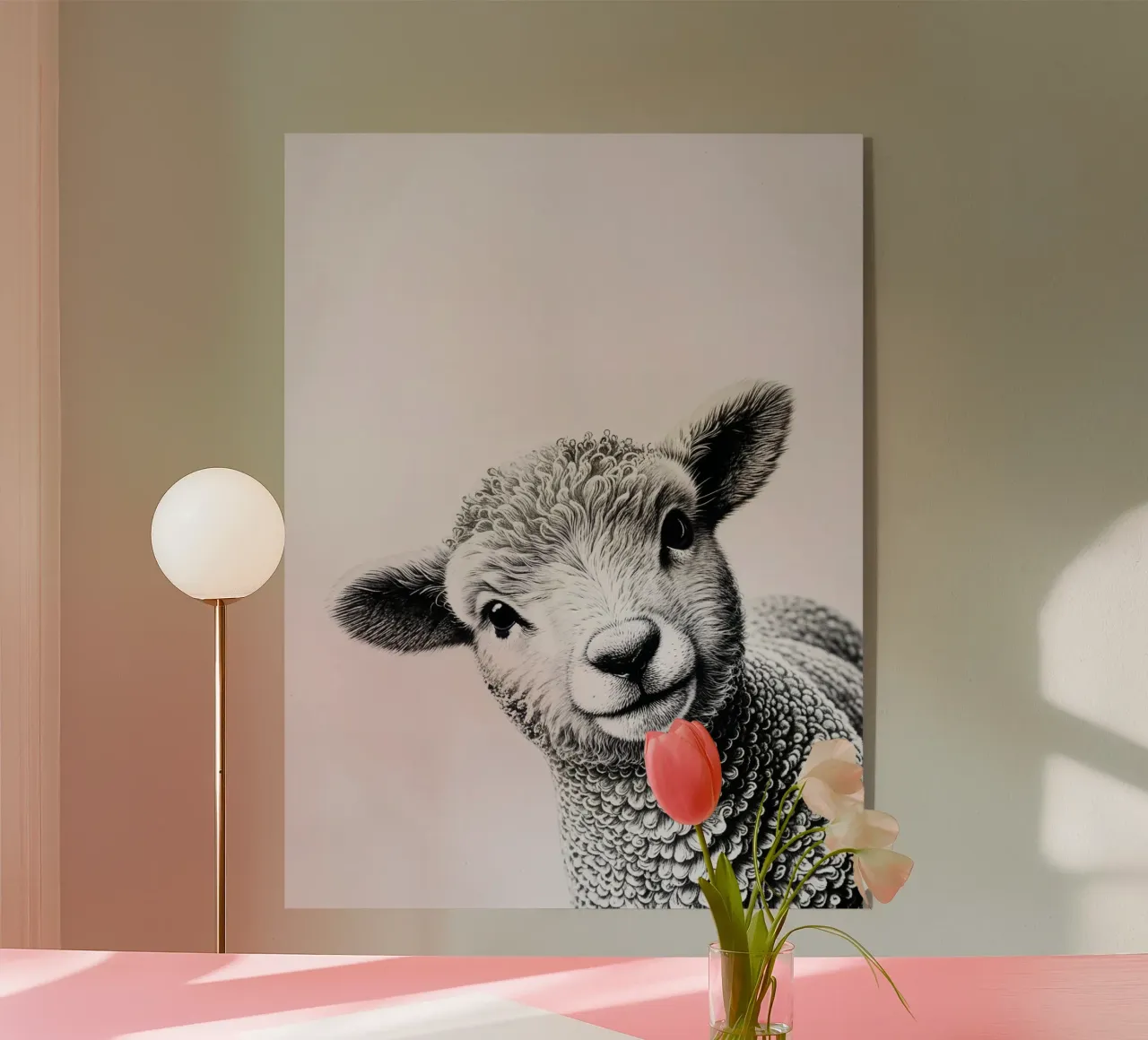 Agnello impertinente plexiglass da SnoopyAnimals