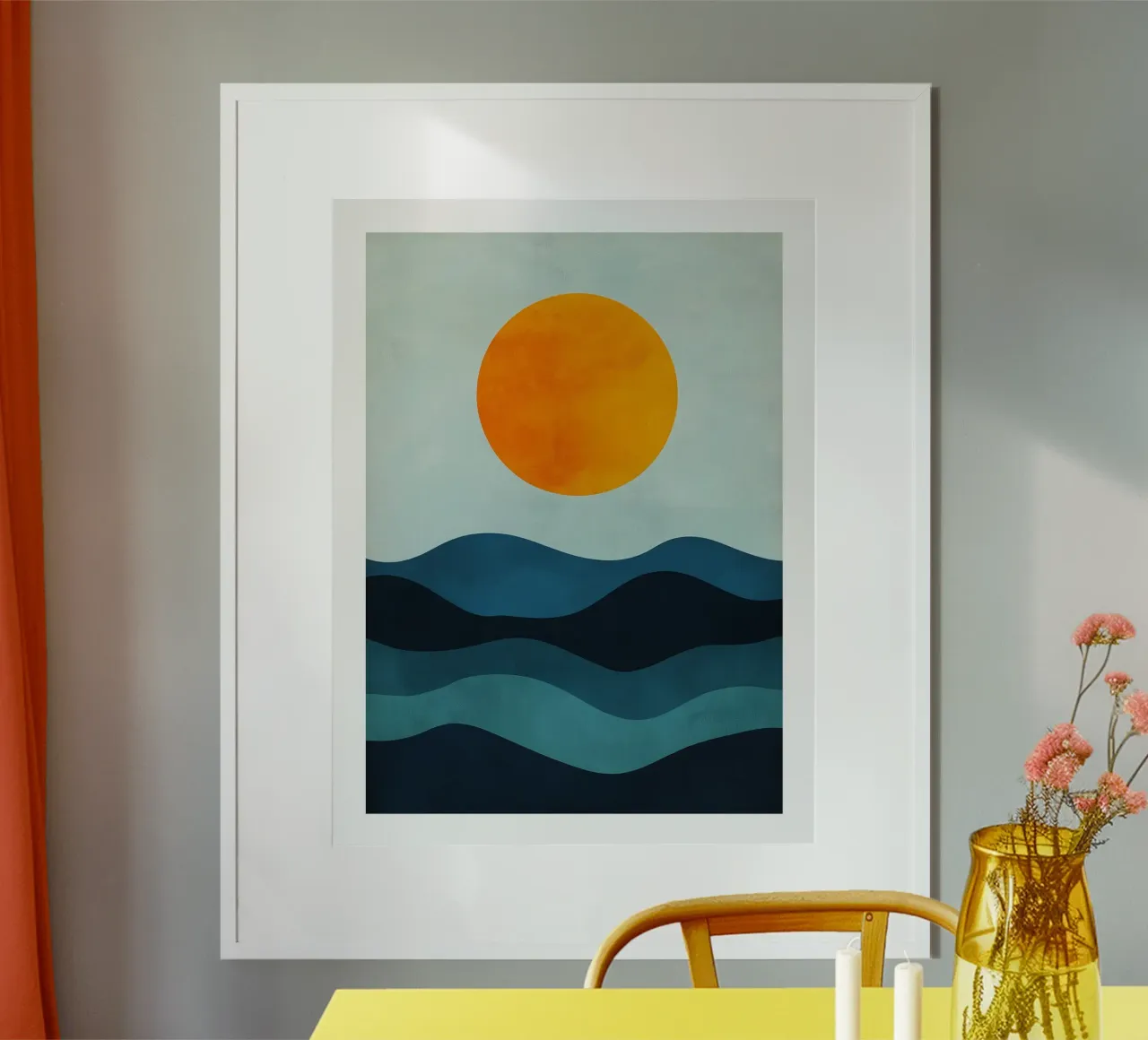 Sole e oceano carta hahnemühle da DWA
