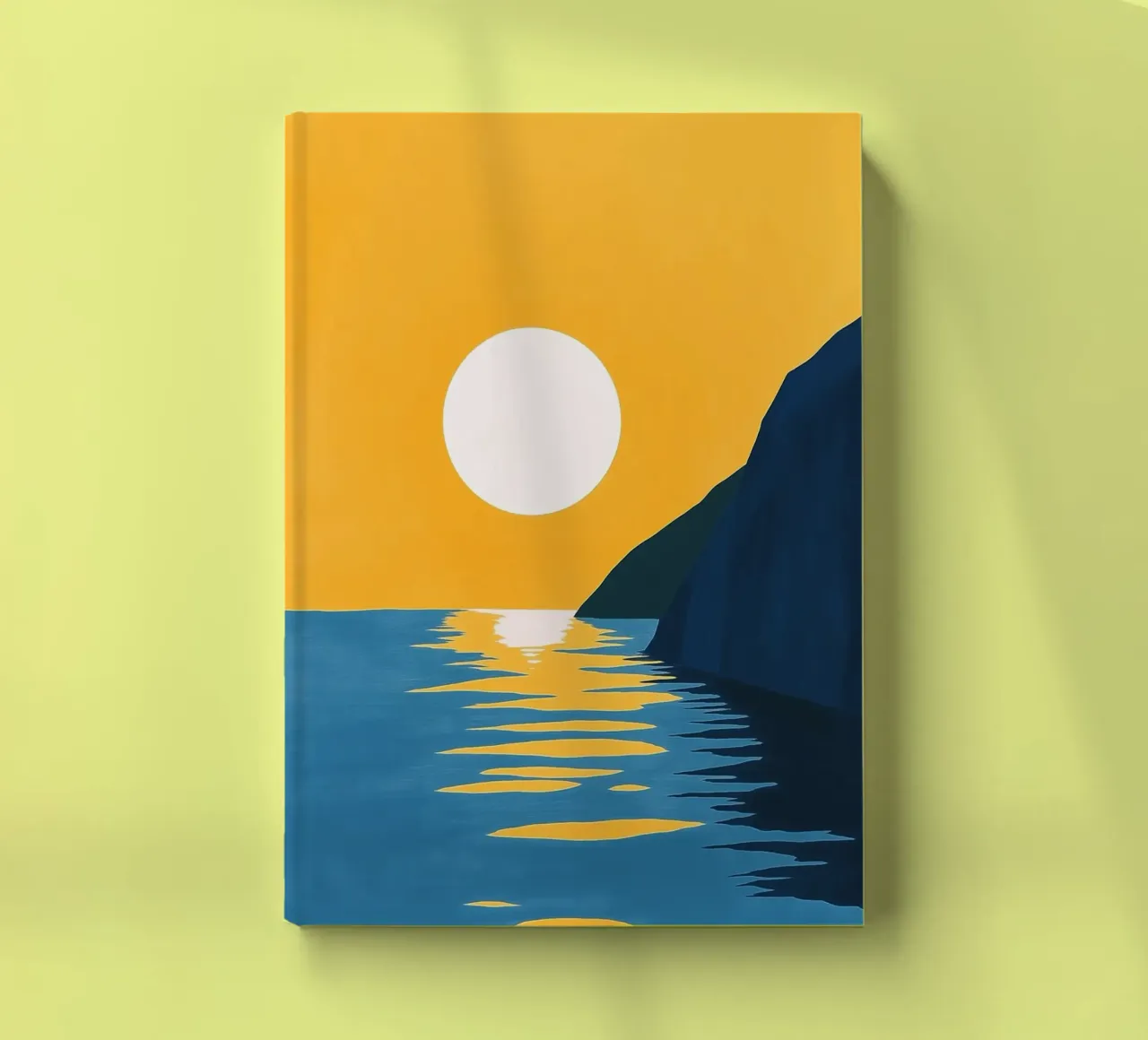 Reflection at sunset notebook by DWA