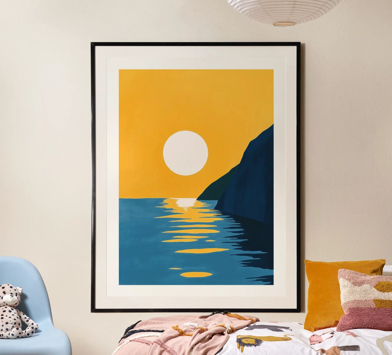 Reflection at sunset poster by DWA