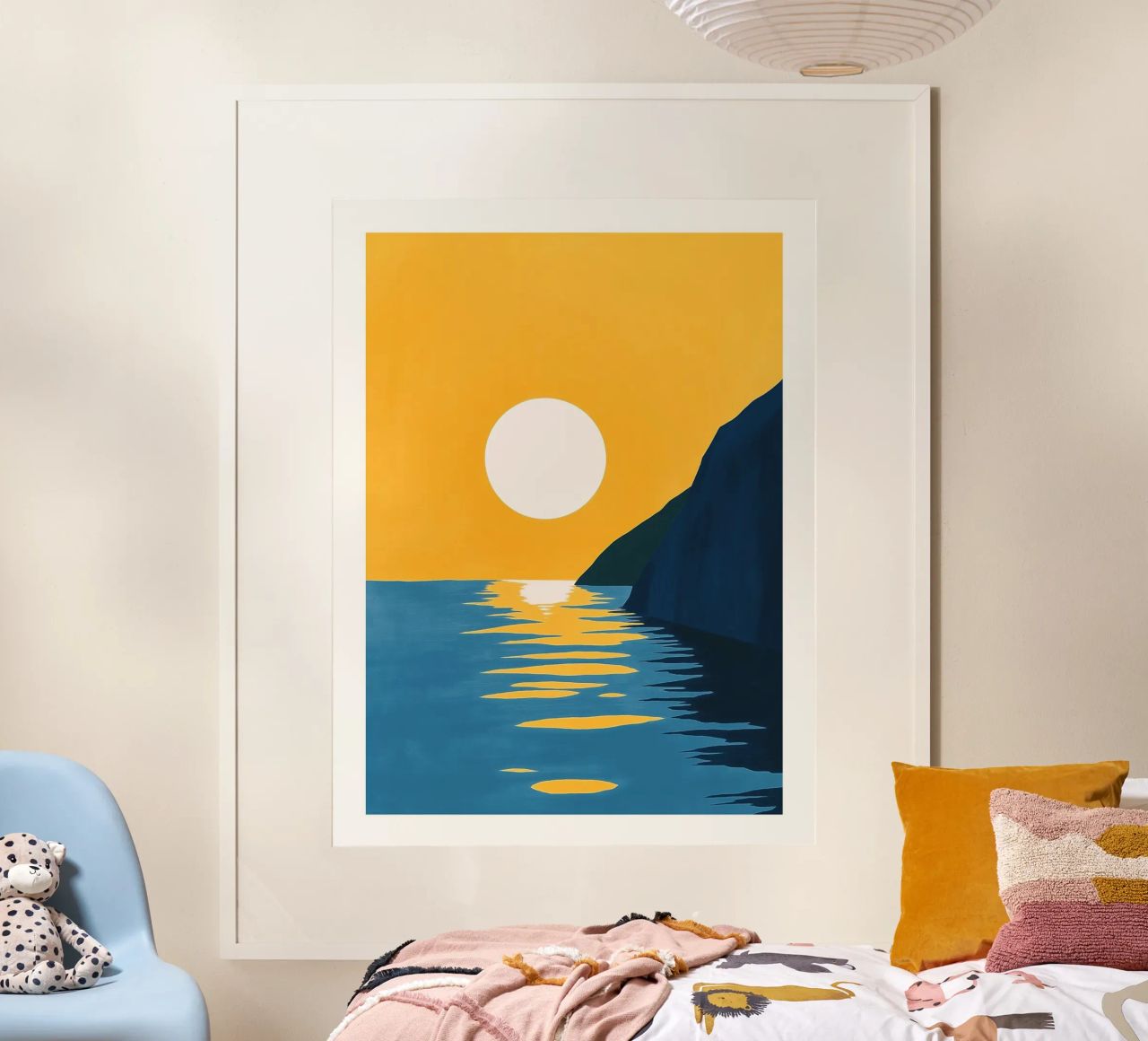 Reflection at sunset poster by DWA