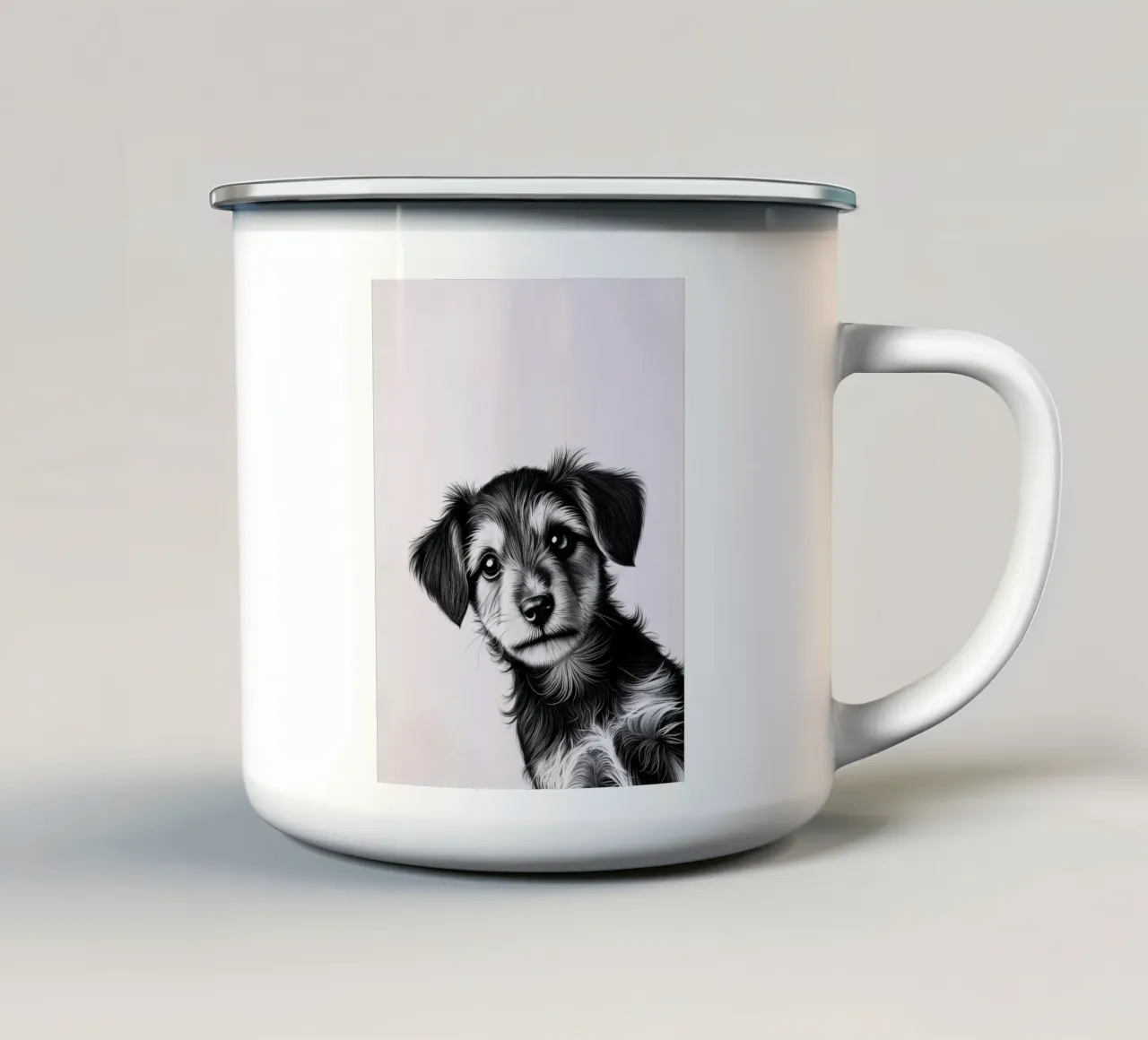 Cucciolo sfacciato tazza in smalto da SnoopyAnimals