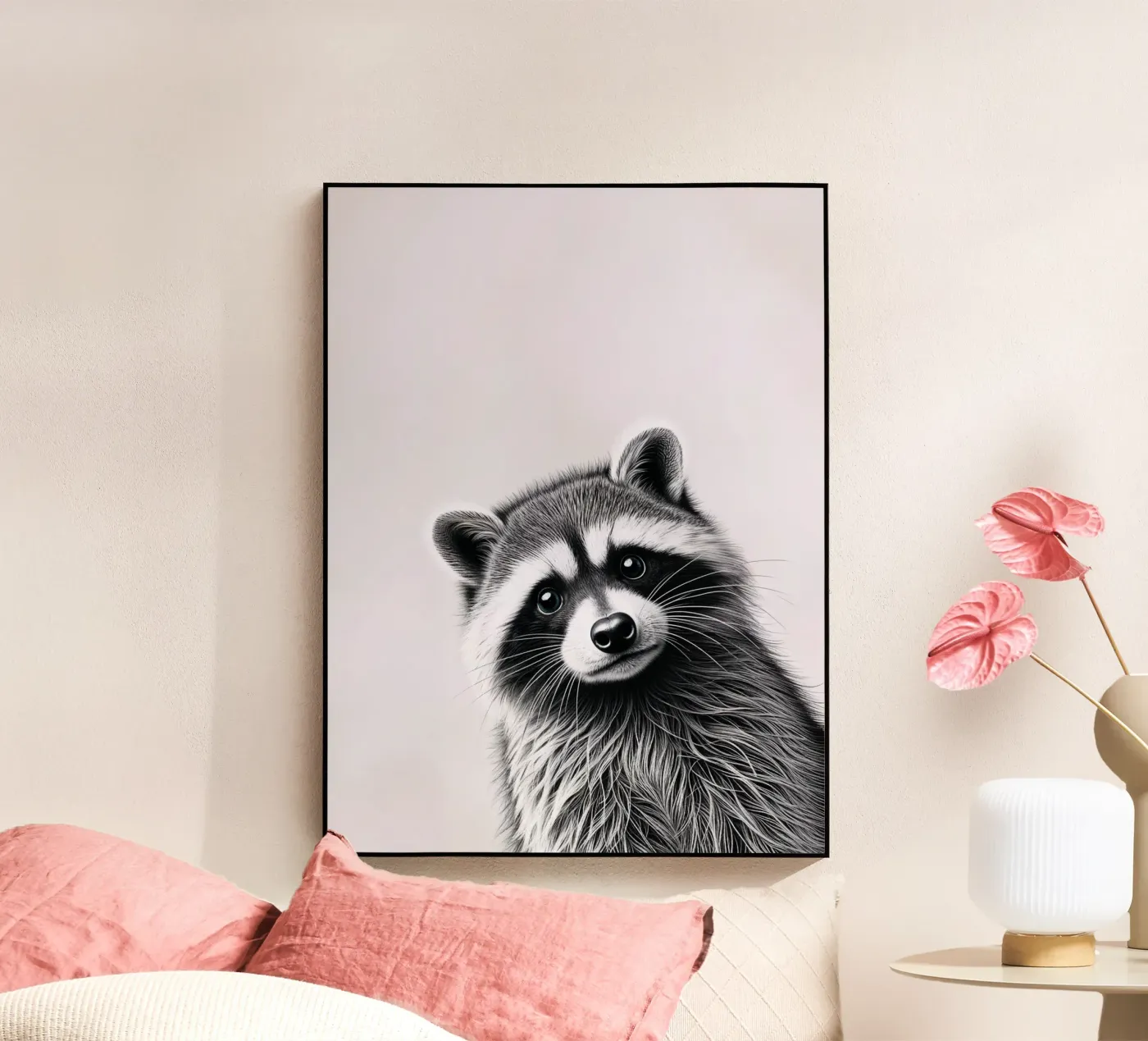 Cheeky Raccoon plexiglass da SnoopyAnimals