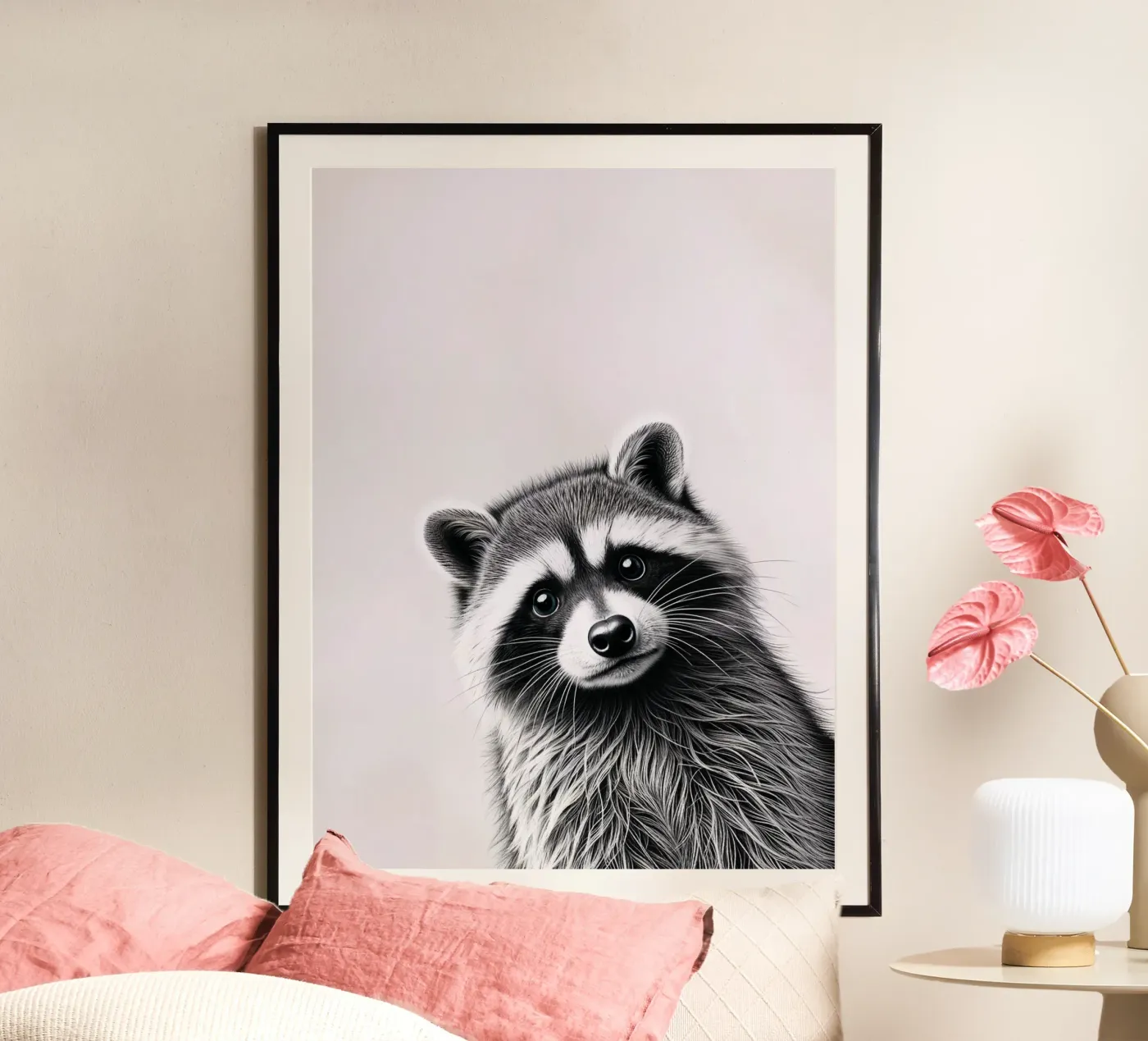 Cheeky Raccoon poster da SnoopyAnimals