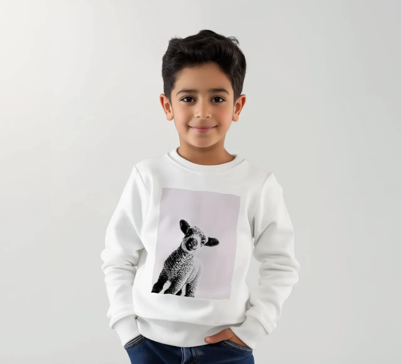 Agnello impertinente felpa bambino da SnoopyAnimals