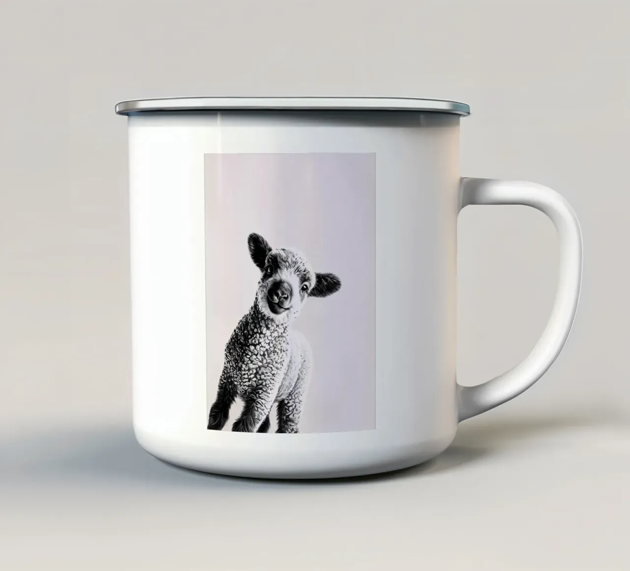 Agnello impertinente tazza in smalto da SnoopyAnimals