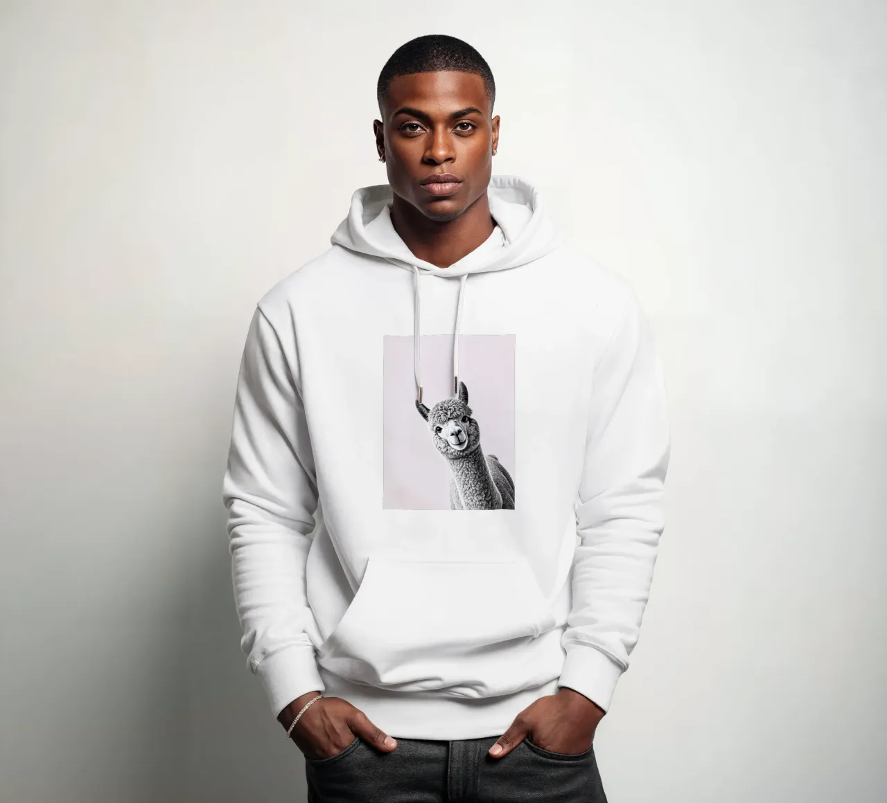 Lama impertinente felpa con cappuccio da SnoopyAnimals