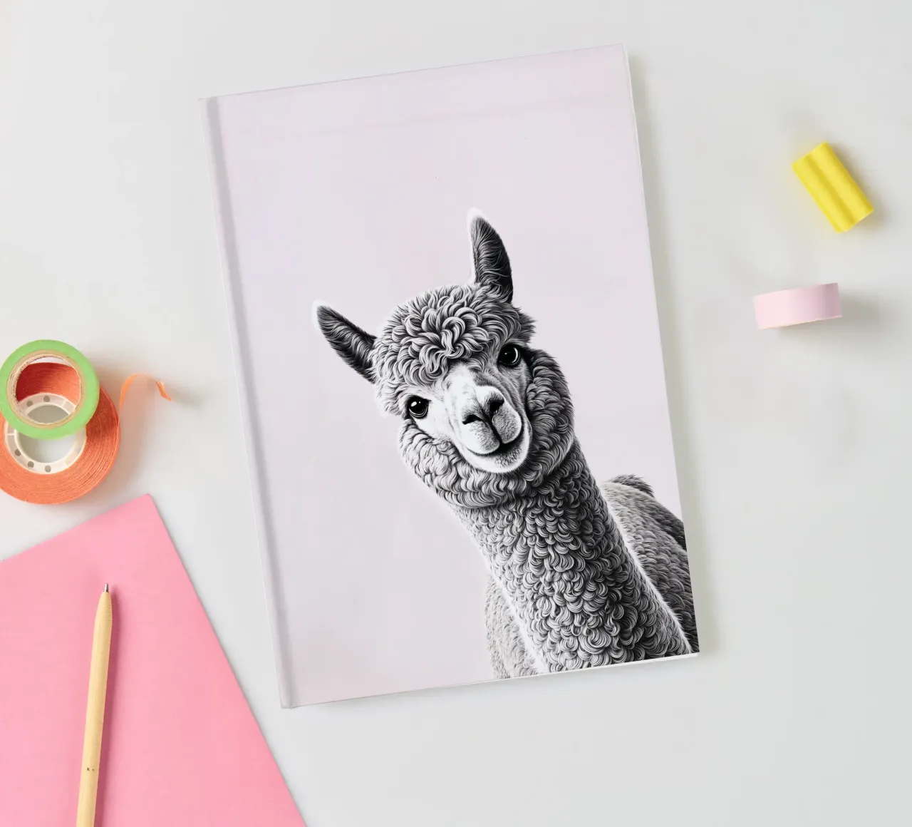 Cheeky Llama notebook by SnoopyAnimals
