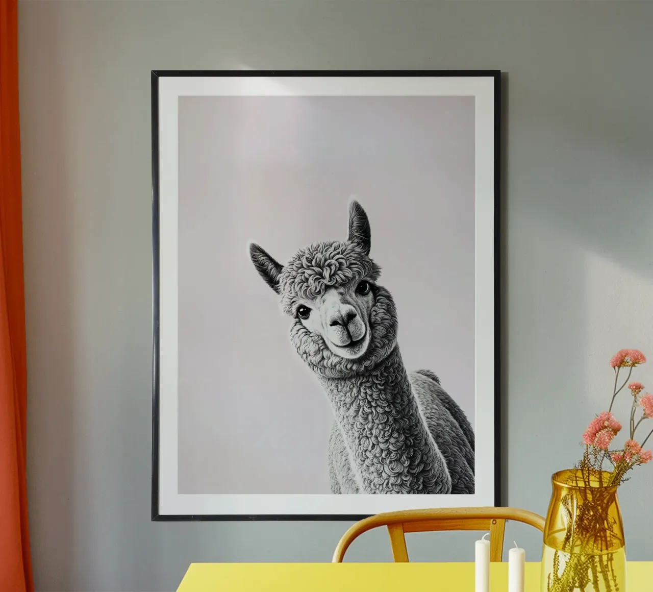 Lama impertinente carta hahnemühle da SnoopyAnimals