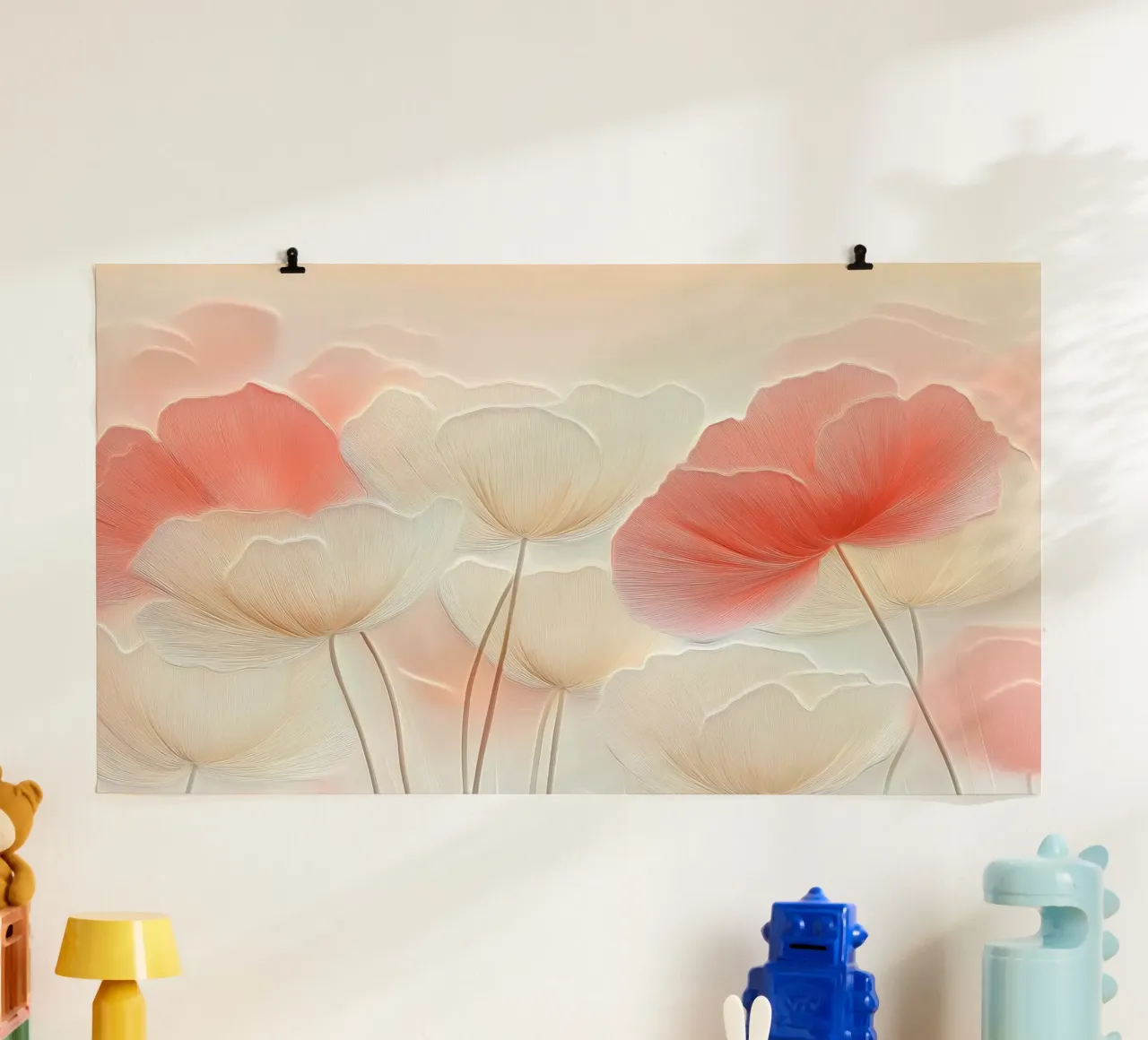 Mohnblumen weich Poster von Imagine