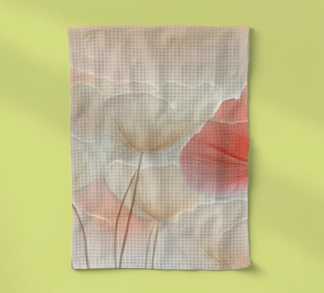 Coquelicots doux torchon de Imagine