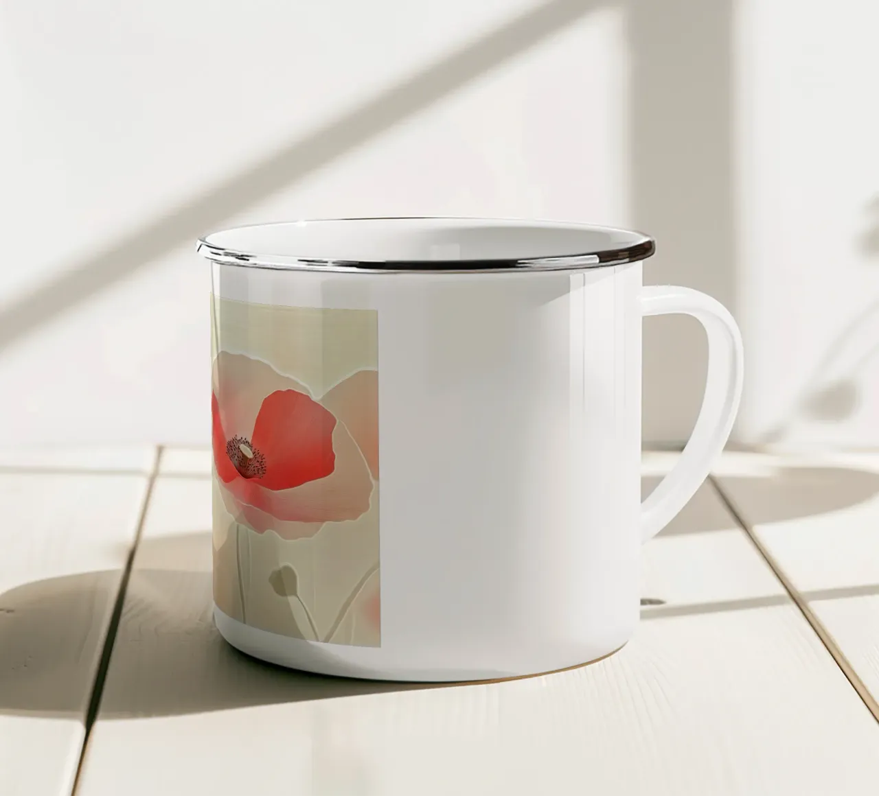 Klaprozen tazza in smalto da Imagine