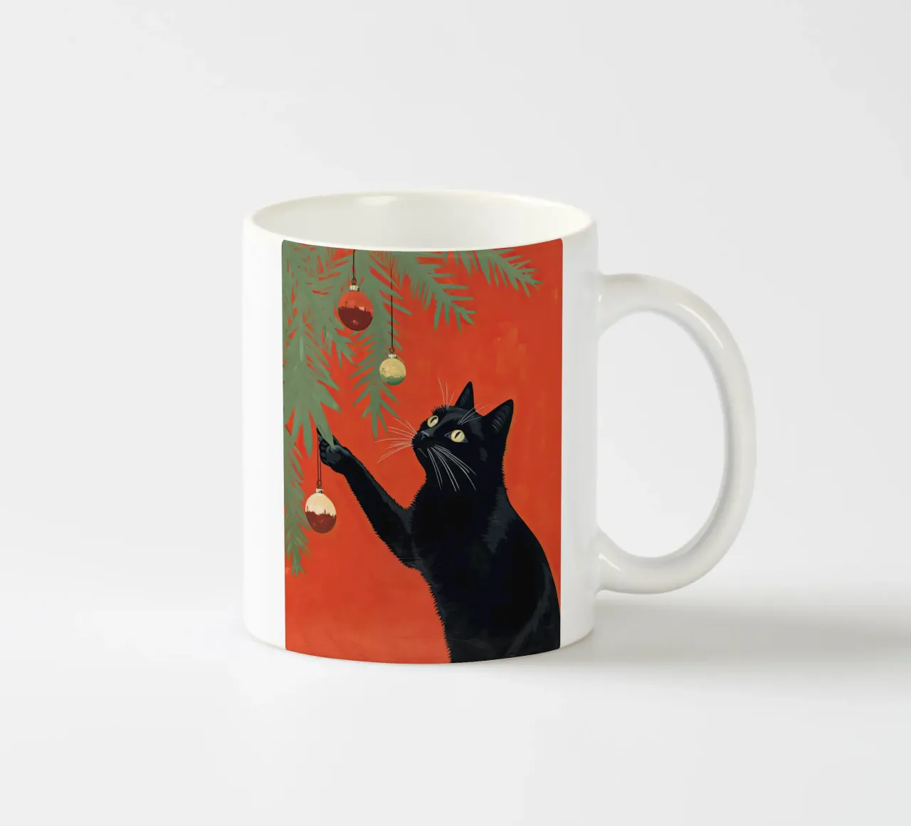 Gattino giocherellone tazza in ceramica da DaarbyN