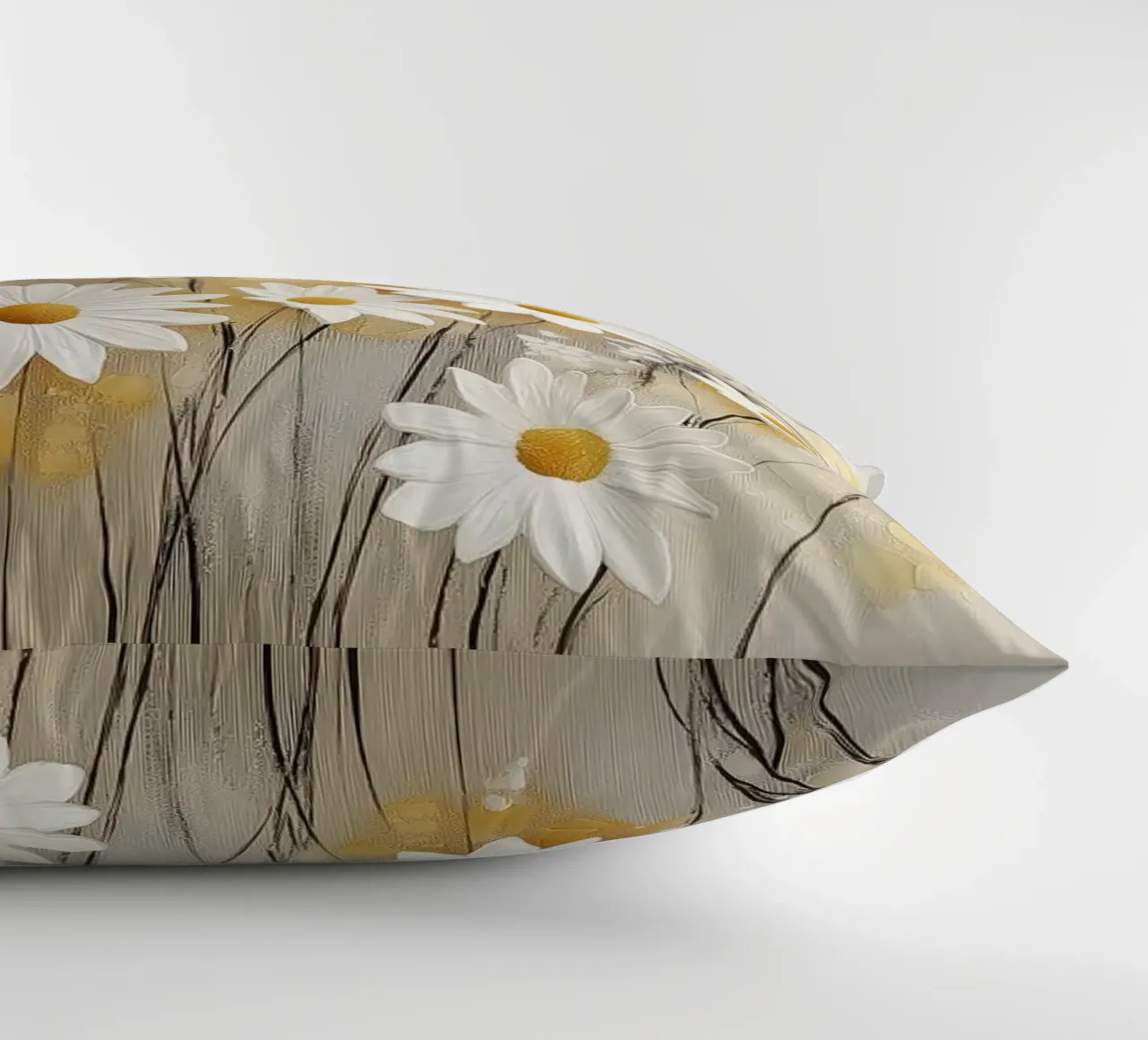 Fiori bianchi e gialli cuscino da Imagine