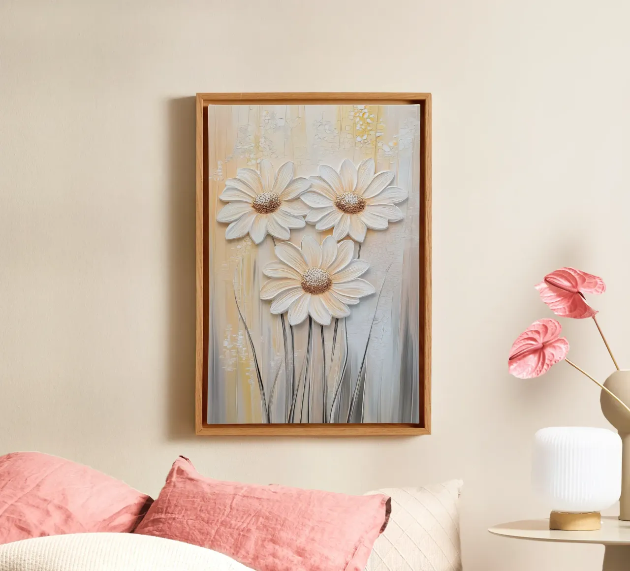 Flores lienzo de Imagine