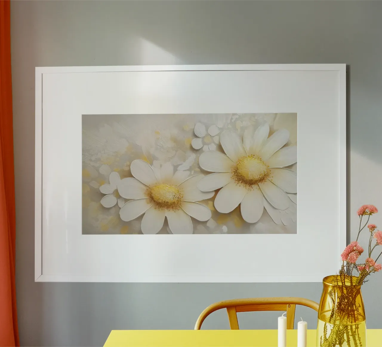 Margherita poster con telaio in plastica da Imagine