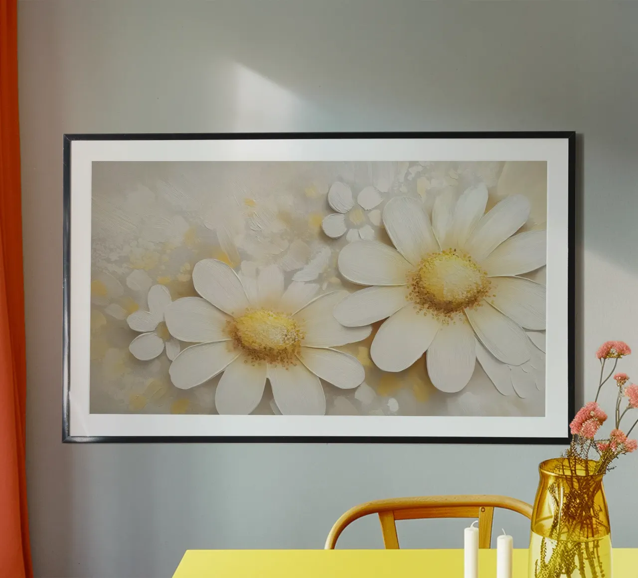Margherita poster con telaio in plastica da Imagine