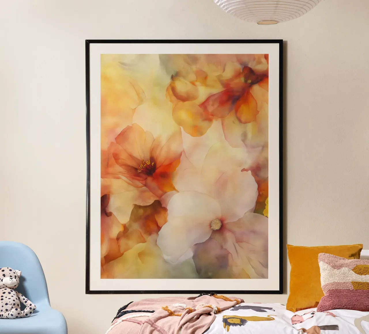 Fiori astratti poster da Imagine