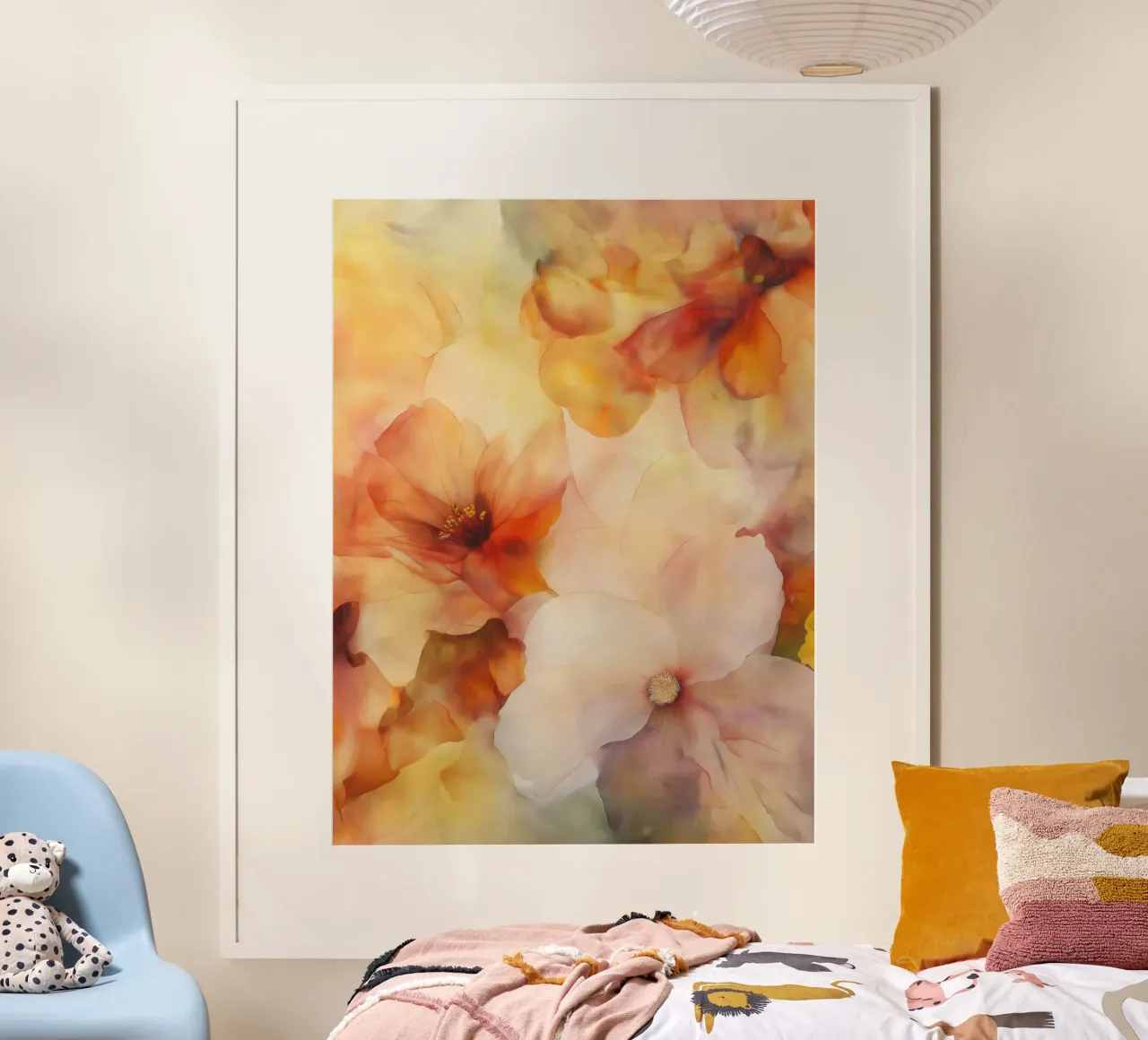 Fiori astratti poster da Imagine