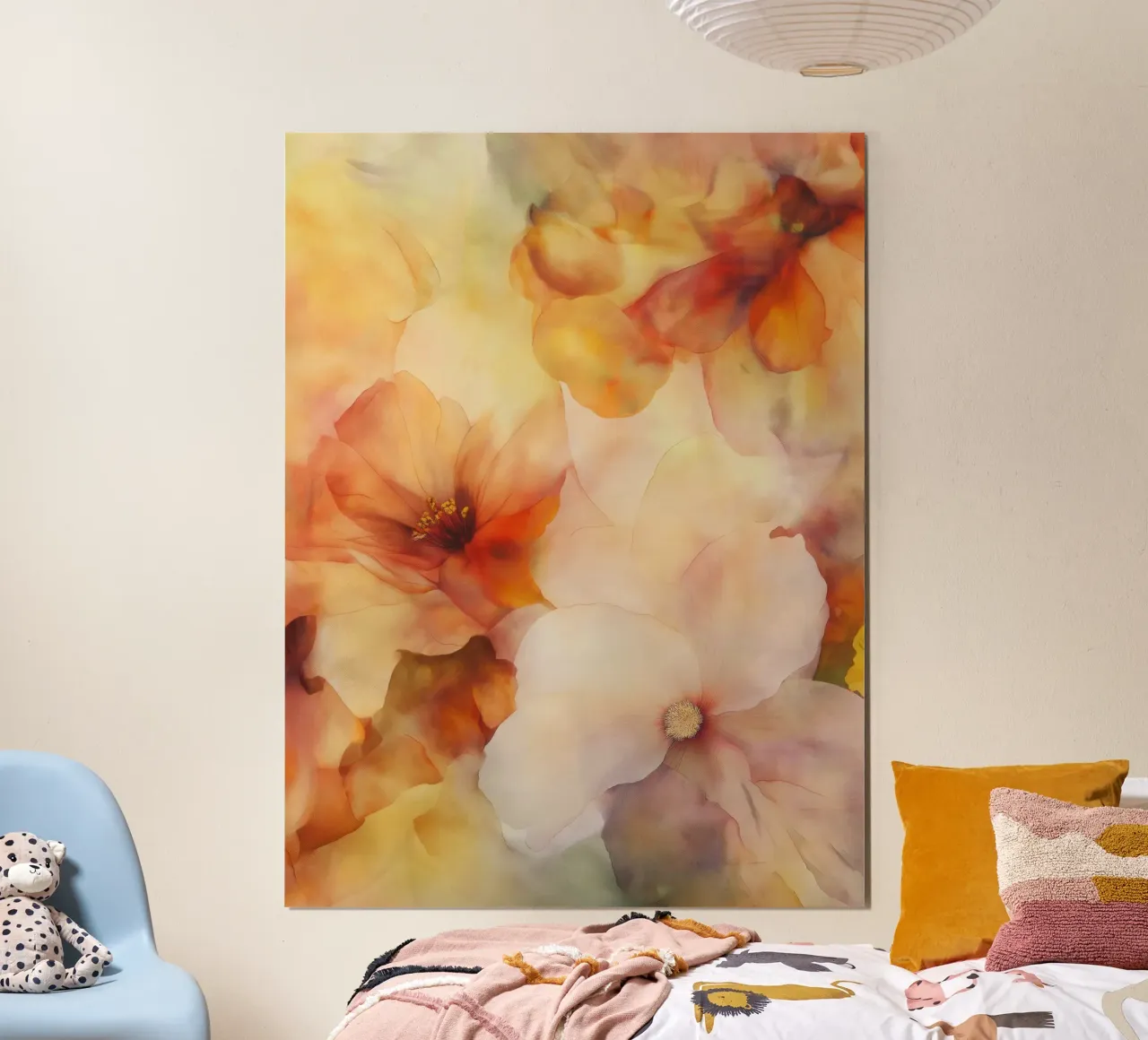 Fiori astratti poster da Imagine