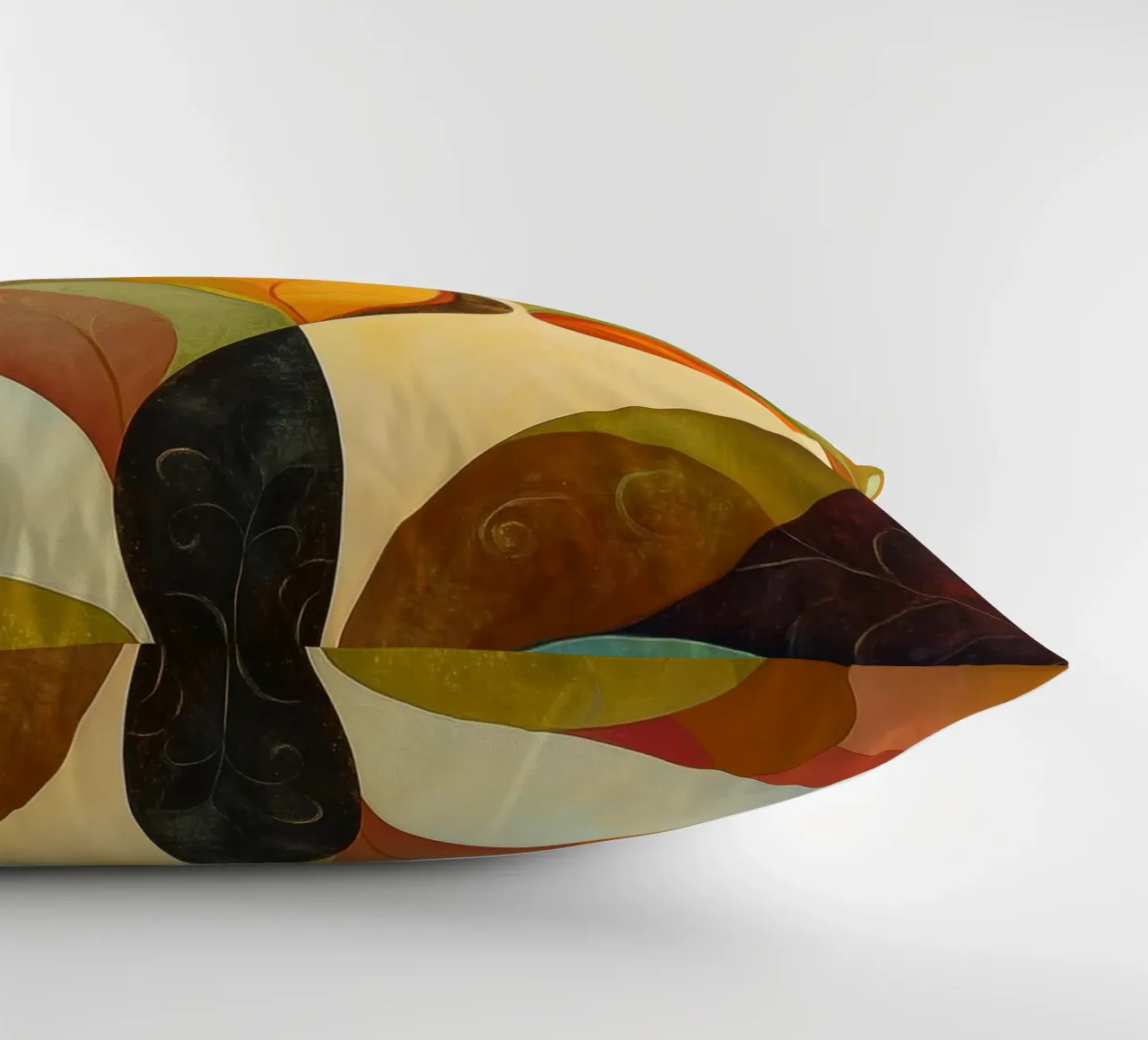 Abstract botanisch decorative cushion by Imagine