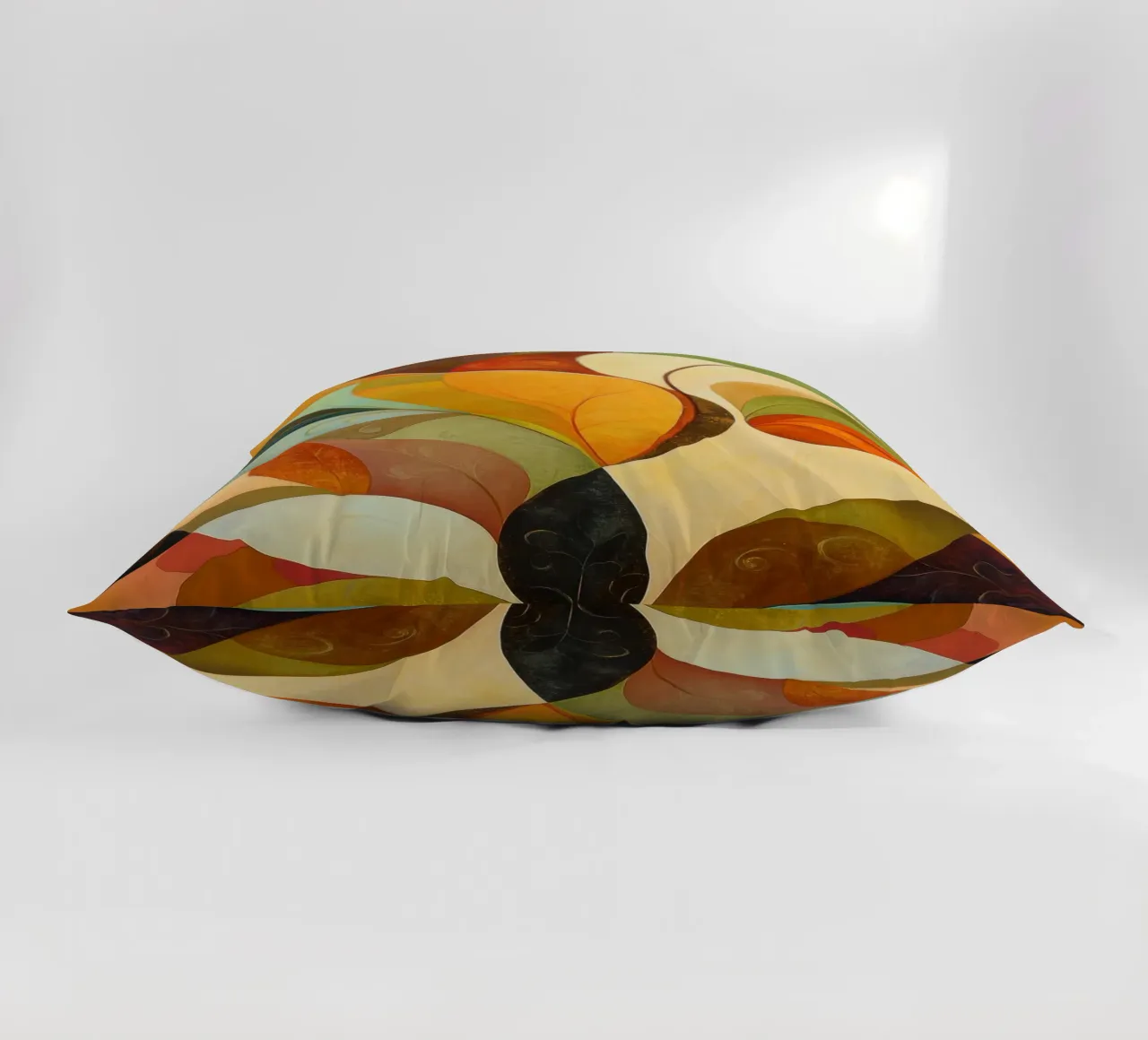 Abstract botanisch decorative cushion by Imagine