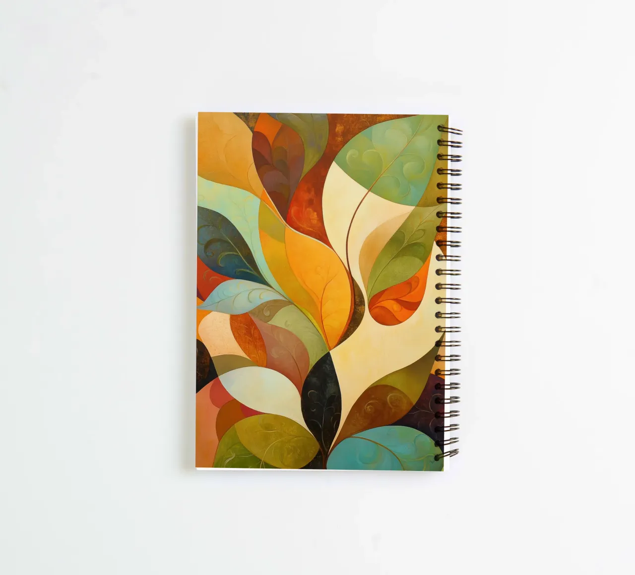 Abstract botanisch spiral notebook by Imagine
