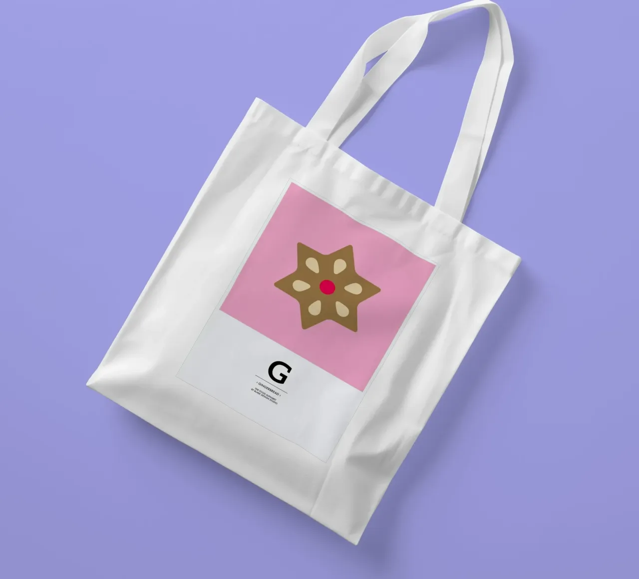 Food Alphabet Xmas Edition G borsa in juta da BLAEK Design Studio