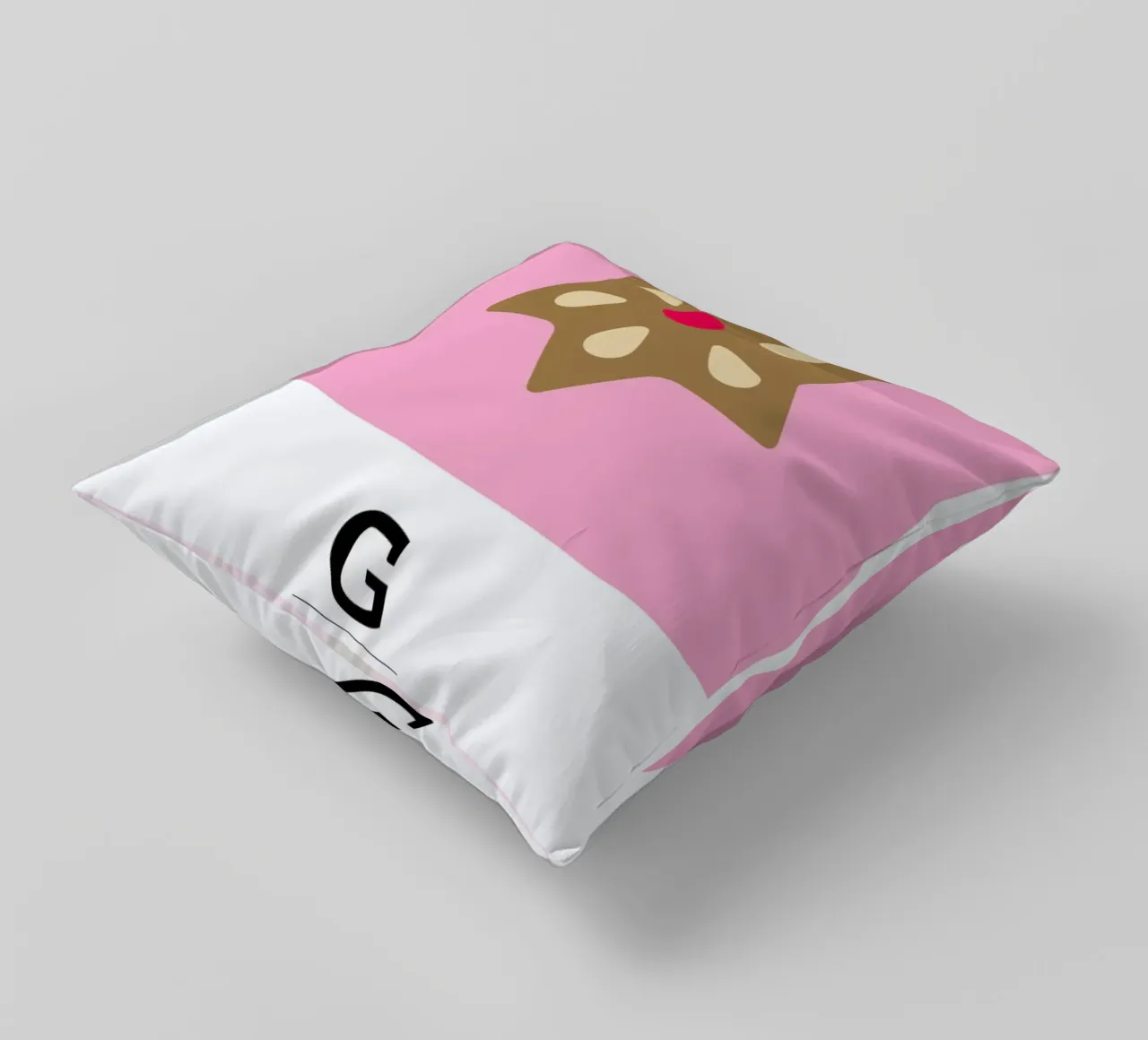 Food Alphabet Xmas Edition G cuscino da BLAEK Design Studio