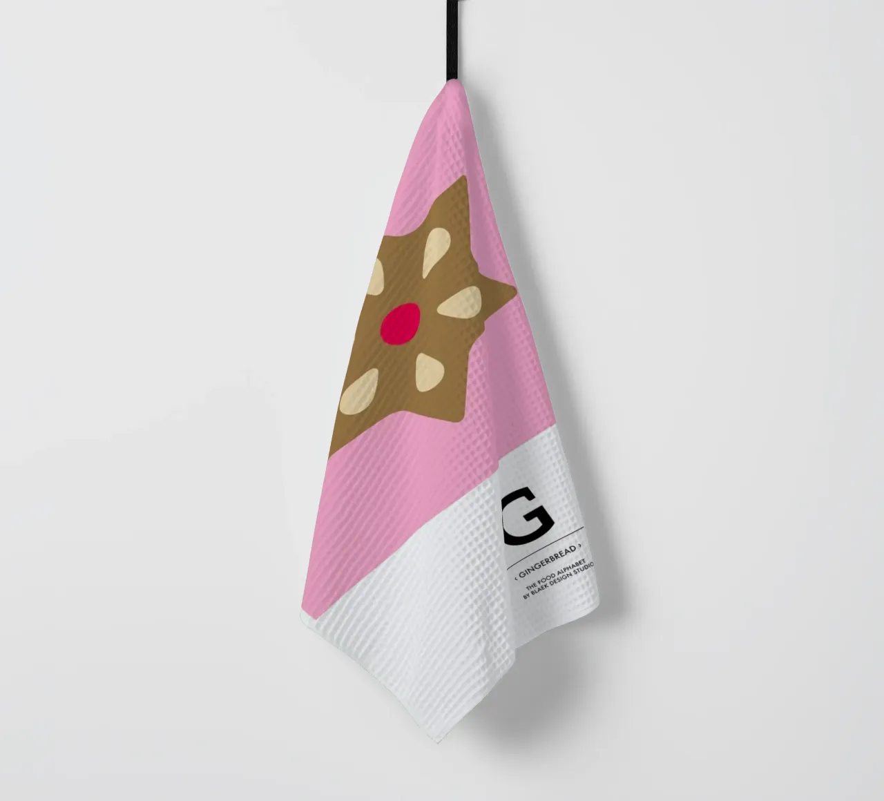 Food Alphabet Xmas Edition G canovaccio da cucina da BLAEK Design Studio
